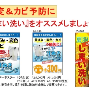 夏の『しまい洗い』をオススメします。